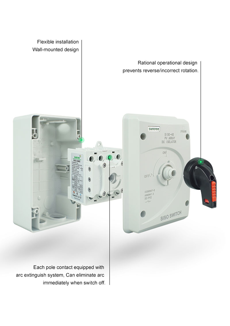 مفتاح المعزل SISO-40 DC